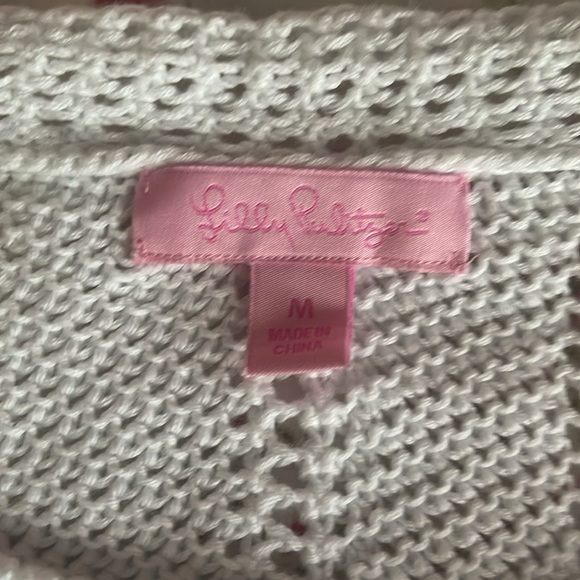 Lily Pulitzer white lace crochet top - Picture 2 of 2